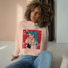 Danger girl Anime Harajuku Crop Hoodie