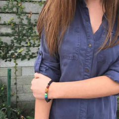 7 Chakra Natural Stone Bracelet for Energy Balance