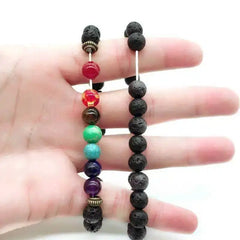 7 Chakra Natural Stone Bracelet for Energy Balance