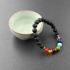7 Chakra Natural Stone Bracelet for Energy Balance