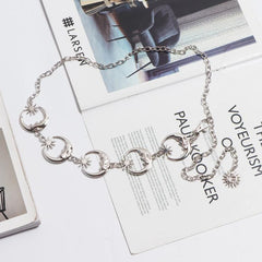 collar grunge con púas