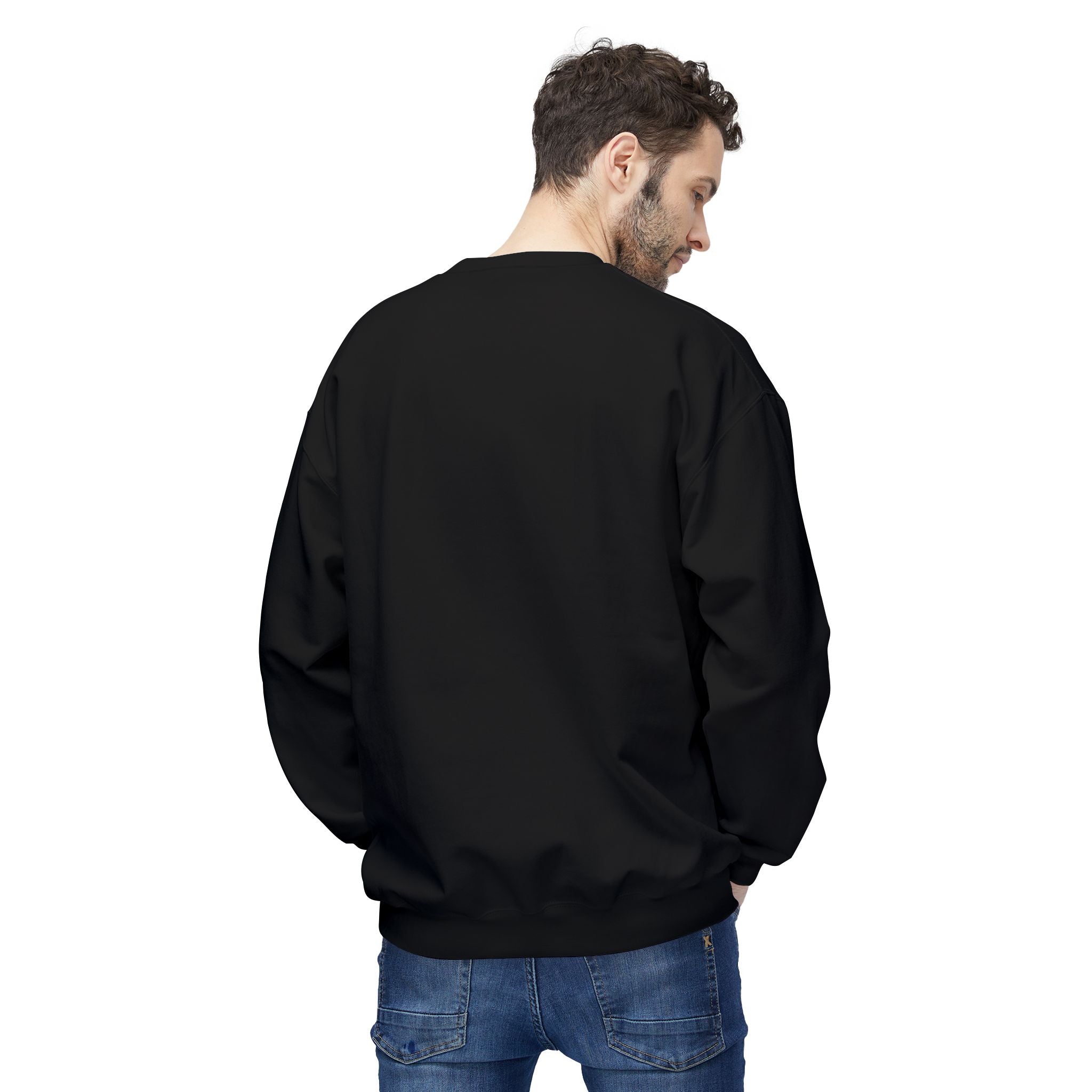 Thick Mushroom 3D applique Black Oversize Sweatshirt