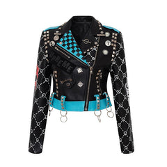 chaqueta vegana grunge
