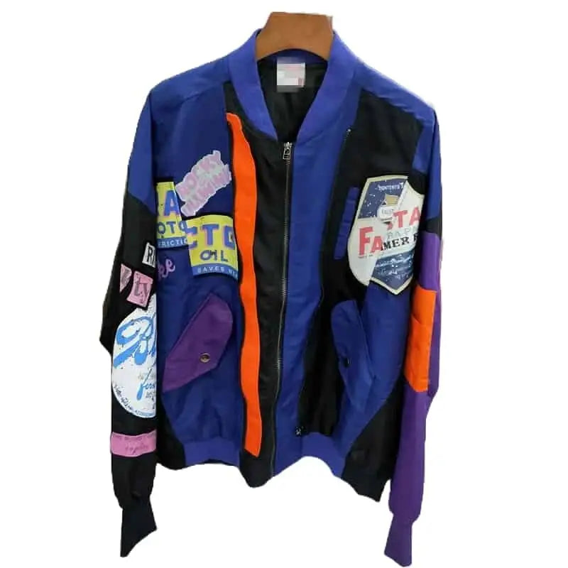 80’s Lettering Party Japan Style Jacket - Jackets