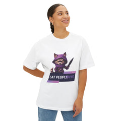 Cat People Votes Oversized Short Sleeve TShirt