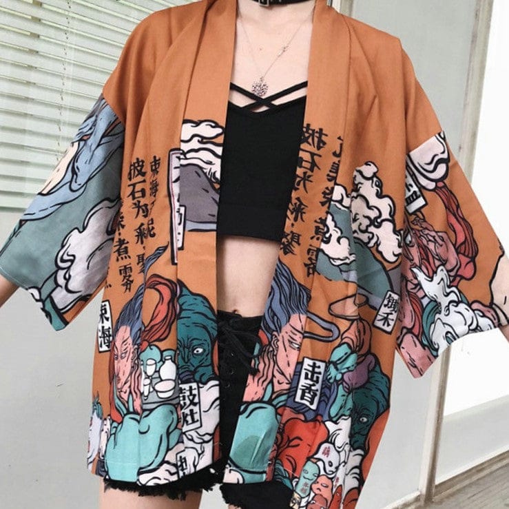 Traditioneller japanischer Kimono