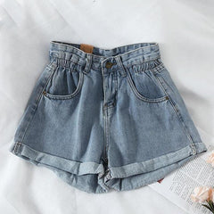 Travel Antique Denim Shorts