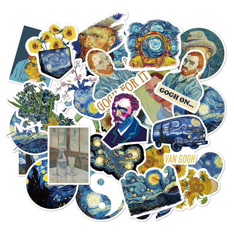 Van Gogh 40 stickers