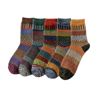 Thumbnail for Warm Wool Socks - 5 Colors Set / Free size 38-43