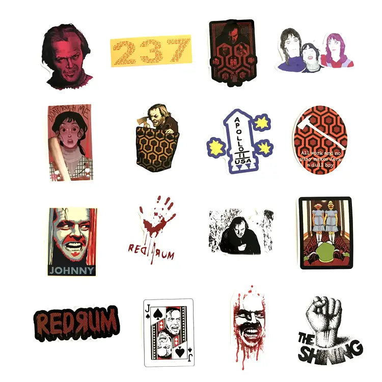 The Shining 45 Horror Stickers