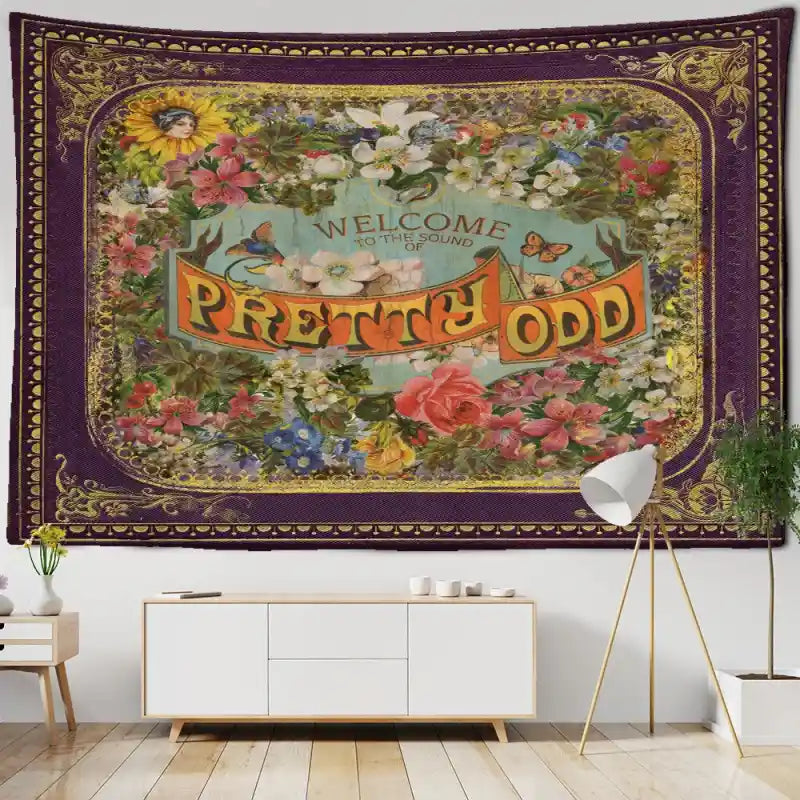 Retro Bohemian Hippie Hanging Tapestry Wall