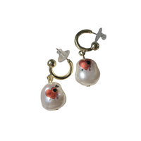 Thumbnail for Fresh Pearl Earrings - White-Heart