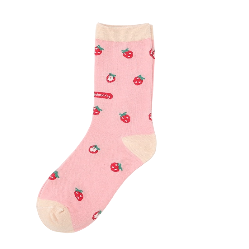 Strawberry Casual Socks
