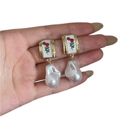 Thumbnail for Fresh Pearl Earrings - White-Roses