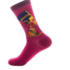 Waves Mona Lisa Mid Leg Tube Happy Socks