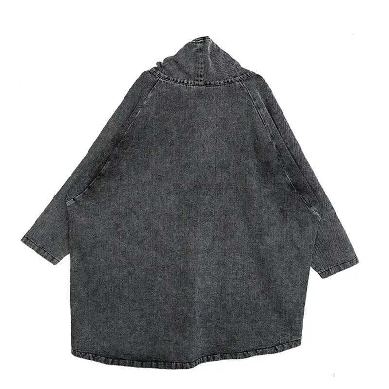 Grey Demin Loose Fit Oversize