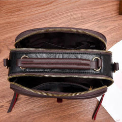 PU Zipper Shoulder Crossbody Top Handle Bag