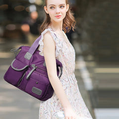 Waterproof Shoulder Messenger Crossbody Pockets Tote Bag