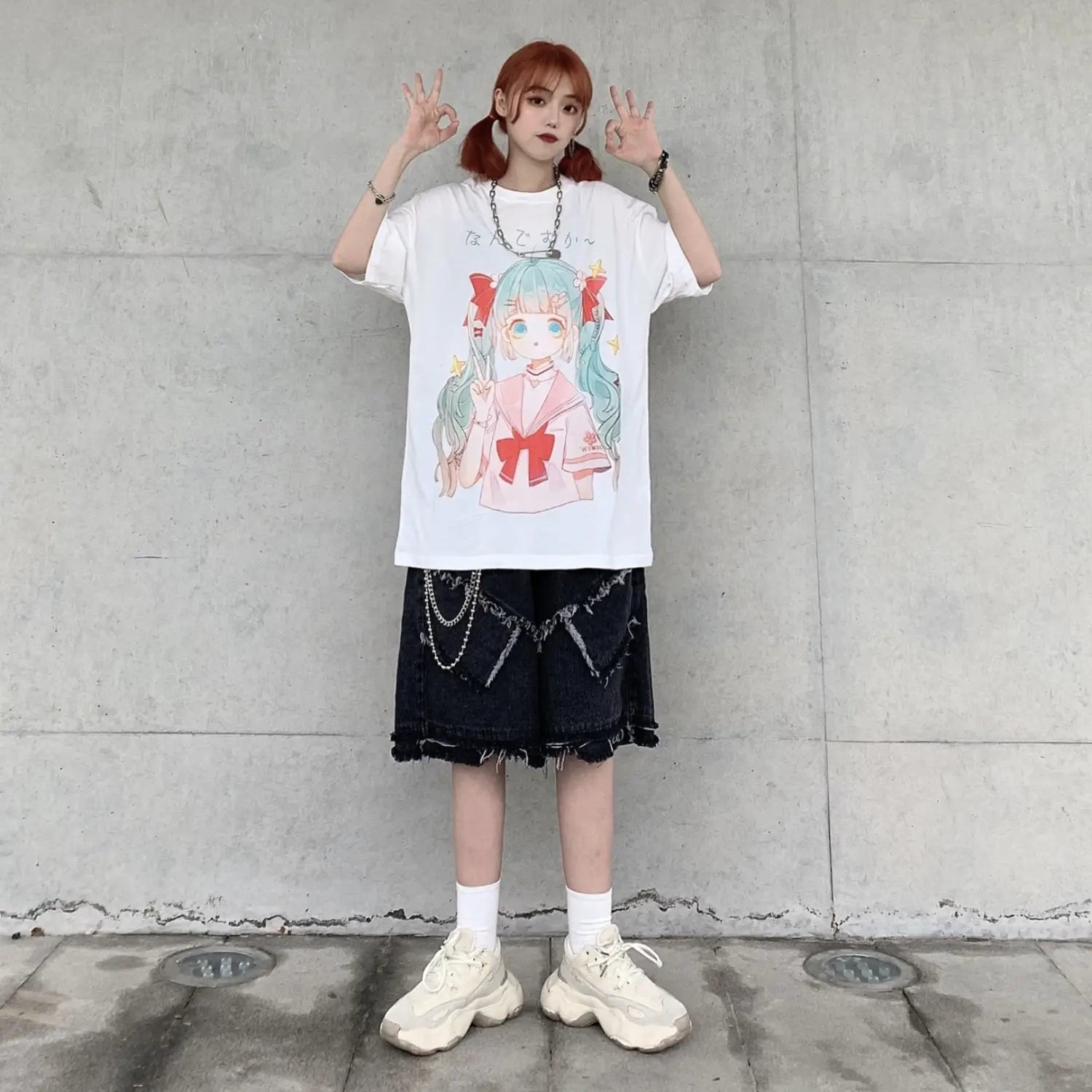 Harajuku Girl Oversized T-shirt