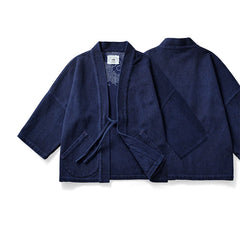 Harajuku Japandi Linen Cotton Jacket (Shirt) - Detail | Urban Wear Outsiders