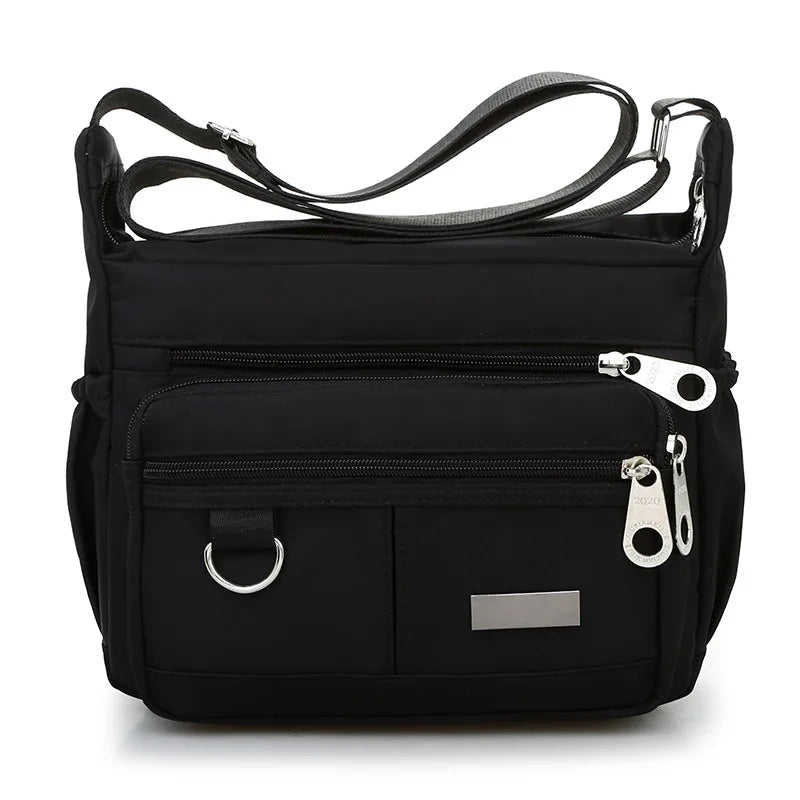 Zipper Waterproof Messenger Crossbody Shoulder Bag - view 10