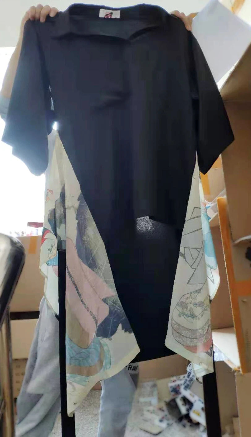 Maid Print Japanese Style Kimono