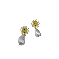 Thumbnail for Fresh Pearl Earrings - White-Yellow