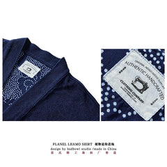 Harajuku Japandi Linen Cotton Jacket (Shirt) - Texture | Urban Wear Outsiders