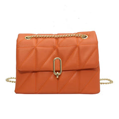 PU Flap Crossbody Shoulder Handbags Chain Bag