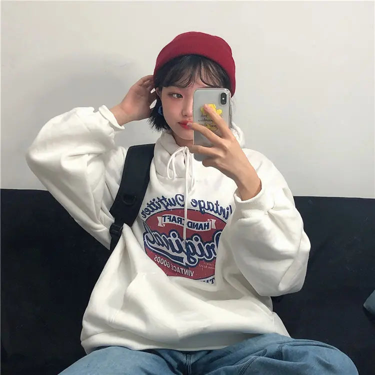 Original Korean Style Loose Hoodie