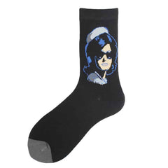 Waves Mona Lisa Mid Leg Tube Happy Socks