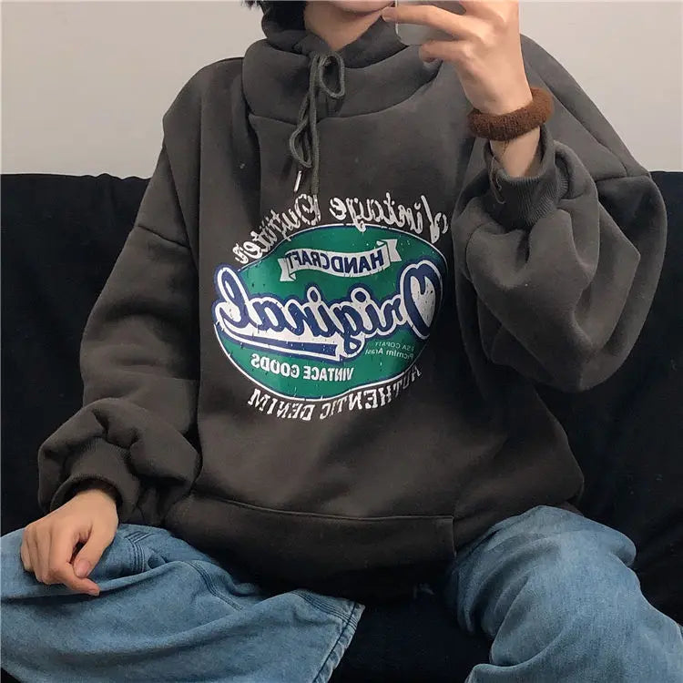 Original Korean Style Loose Hoodie