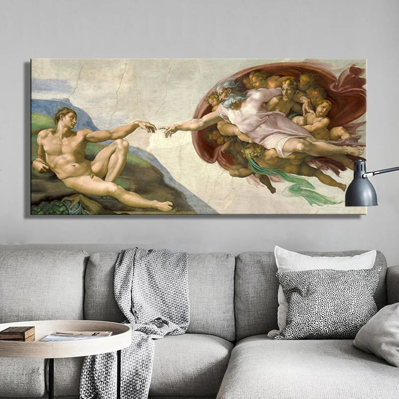 Sistine Chapel Printed Art Decor Tapestry Wall