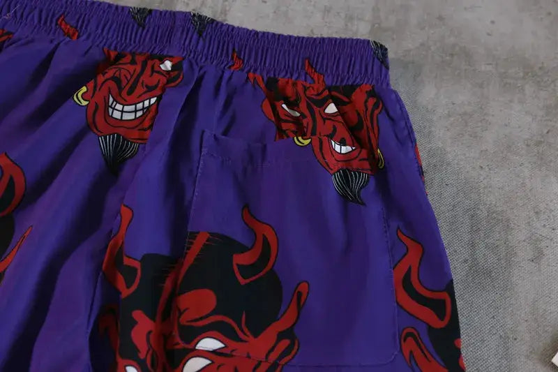 Demon Harajuku Beach Shorts