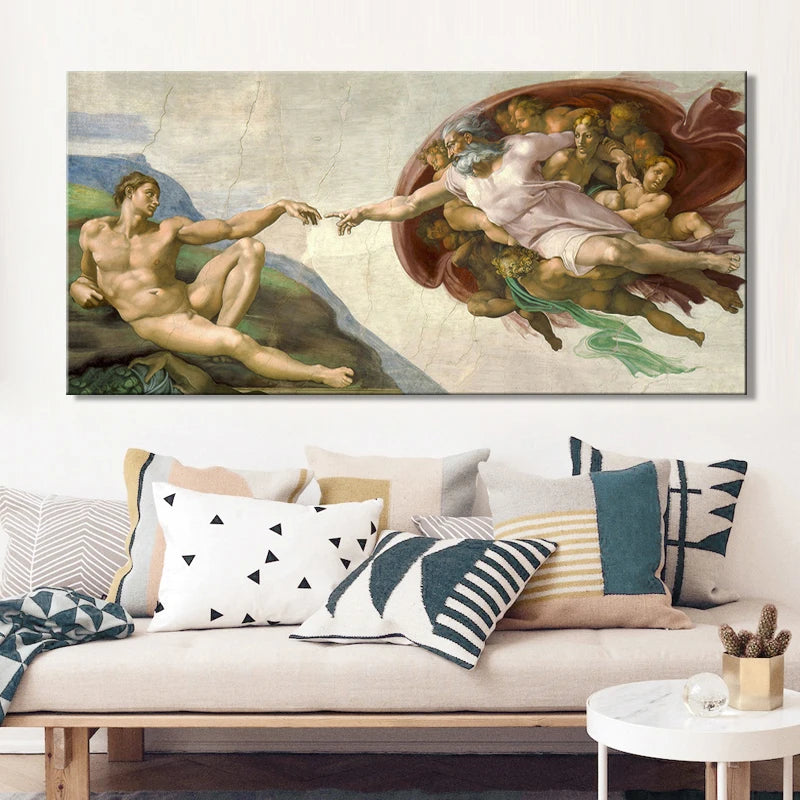 Sistine Chapel Printed Art Decor Tapestry Wall