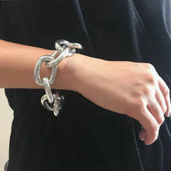 Luxury Thick Chain Set Necklace Bracelet