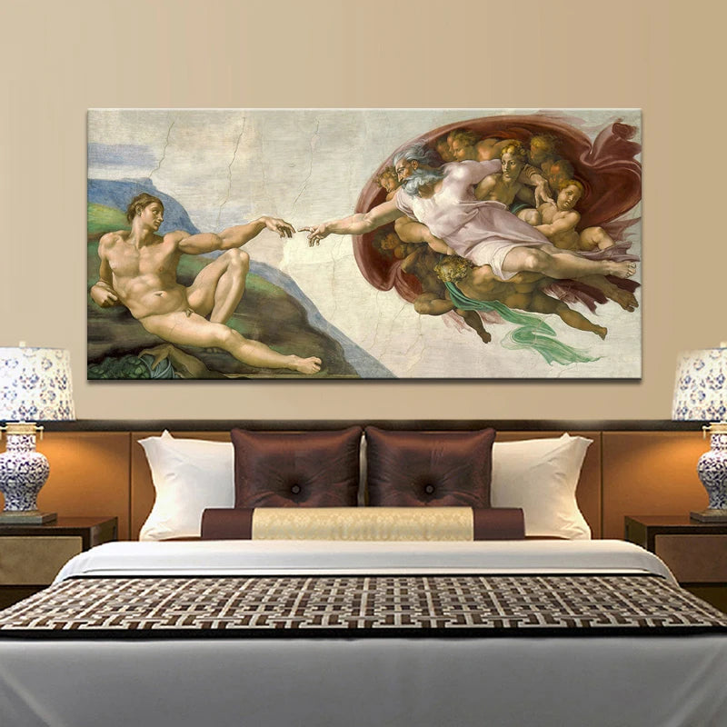 Sistine Chapel Printed Art Decor Tapestry Wall