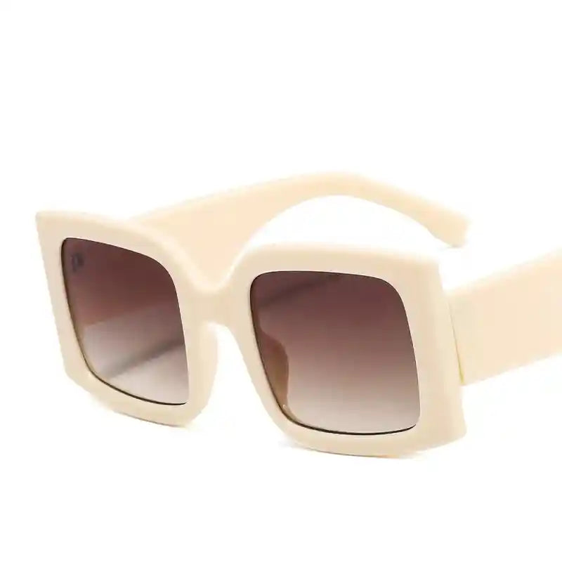 Vintage Oversized Square Sunglasses UV400