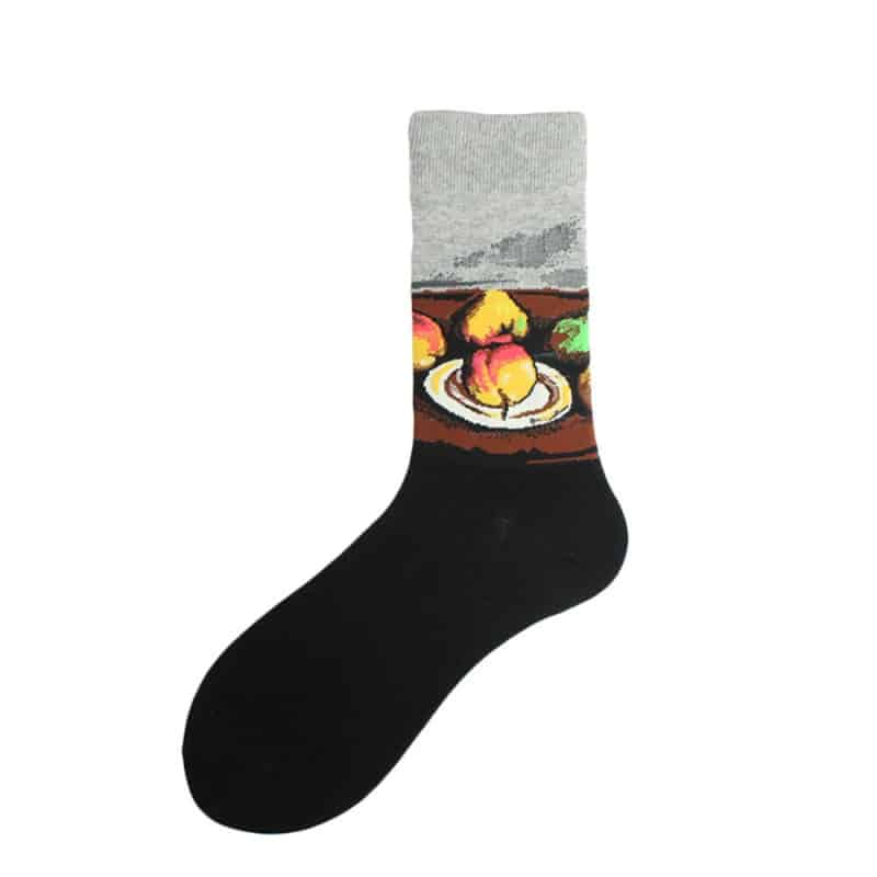 Waves Mona Lisa Mid Leg Tube Happy Socks