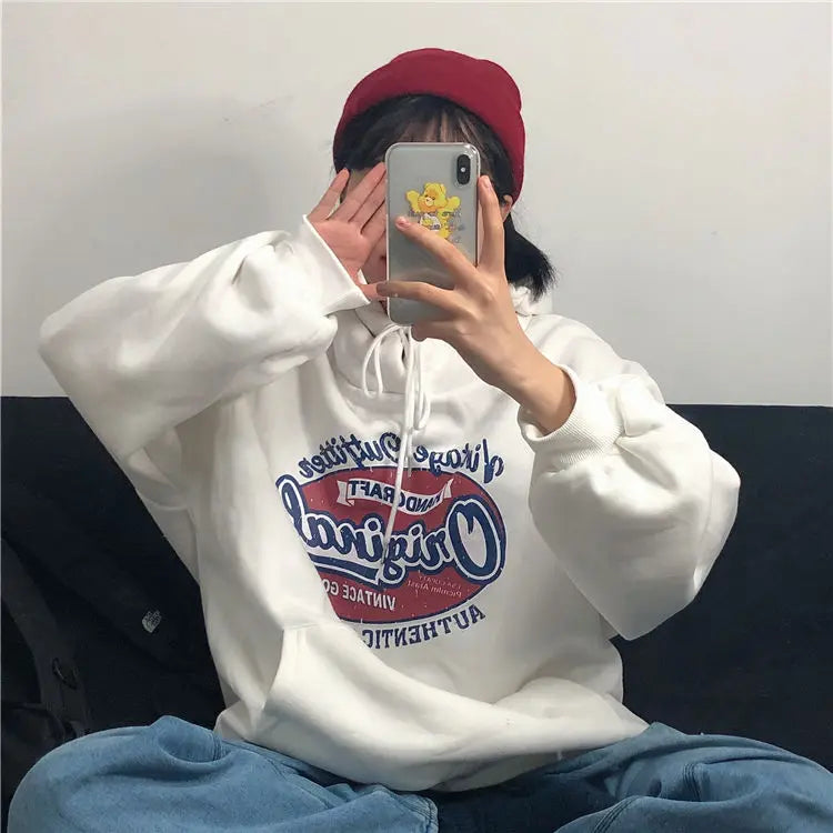 Original Korean Style Loose Hoodie