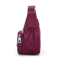 Zipper Waterproof Messenger Crossbody Shoulder Bag