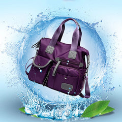 Waterproof Shoulder Messenger Crossbody Pockets Tote Bag