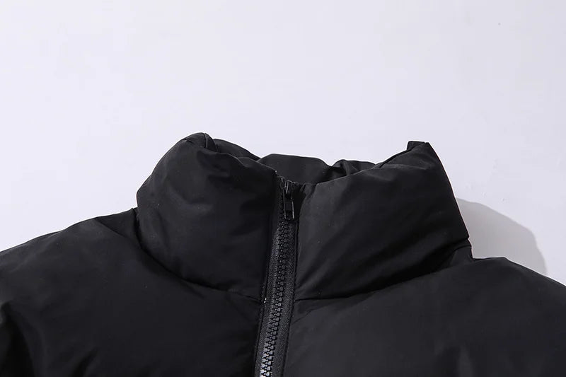 Patchwork Cartoon Bear Heated Parka