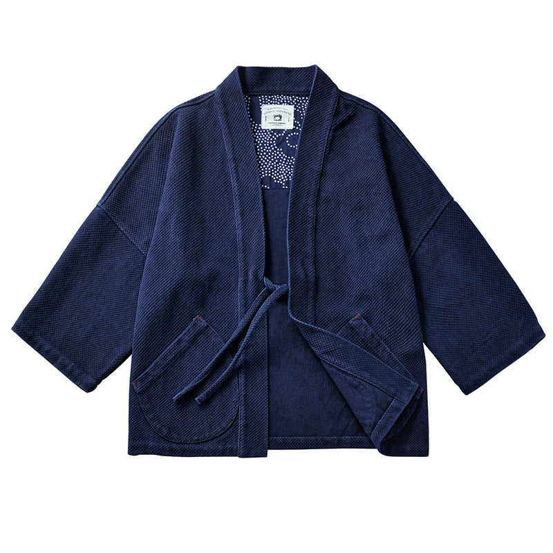 Harajuku Japandi Linen Cotton Jacket (Shirt) - Front View | Urban Wear Outsiders