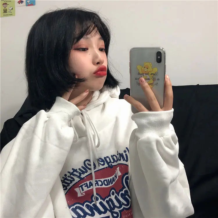 Original Korean Style Loose Hoodie
