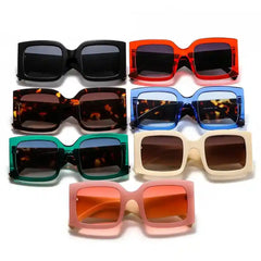 Vintage Oversized Square Sunglasses UV400