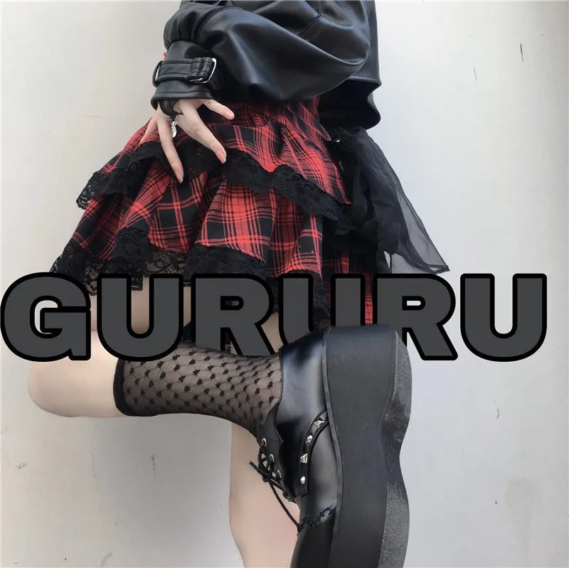 Bat Gothic Style Harajuku Dark Goth Punk Platform