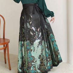 Chinese Ming Han Clothing Suit Spring Stand Collar Two-way Shirt - view 8