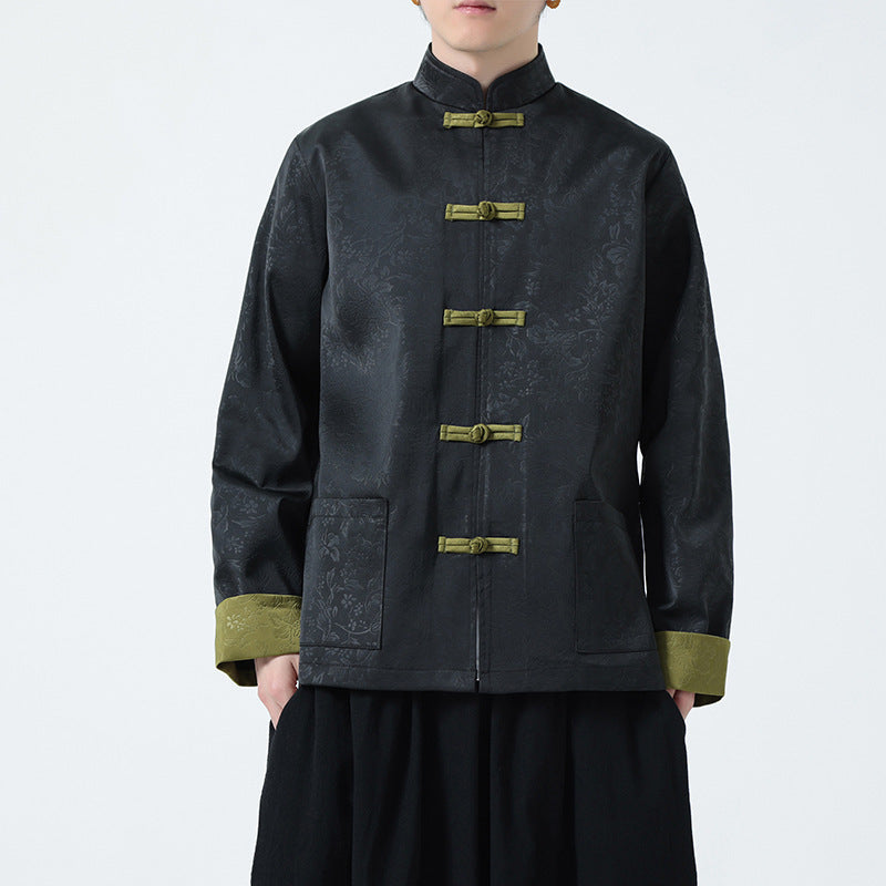 Quality Jacquard Spring Chinese Style Wedding Tang Suit Hanfu - view 6