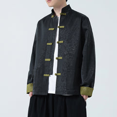 Quality Jacquard Spring Chinese Style Wedding Tang Suit Hanfu - view 2